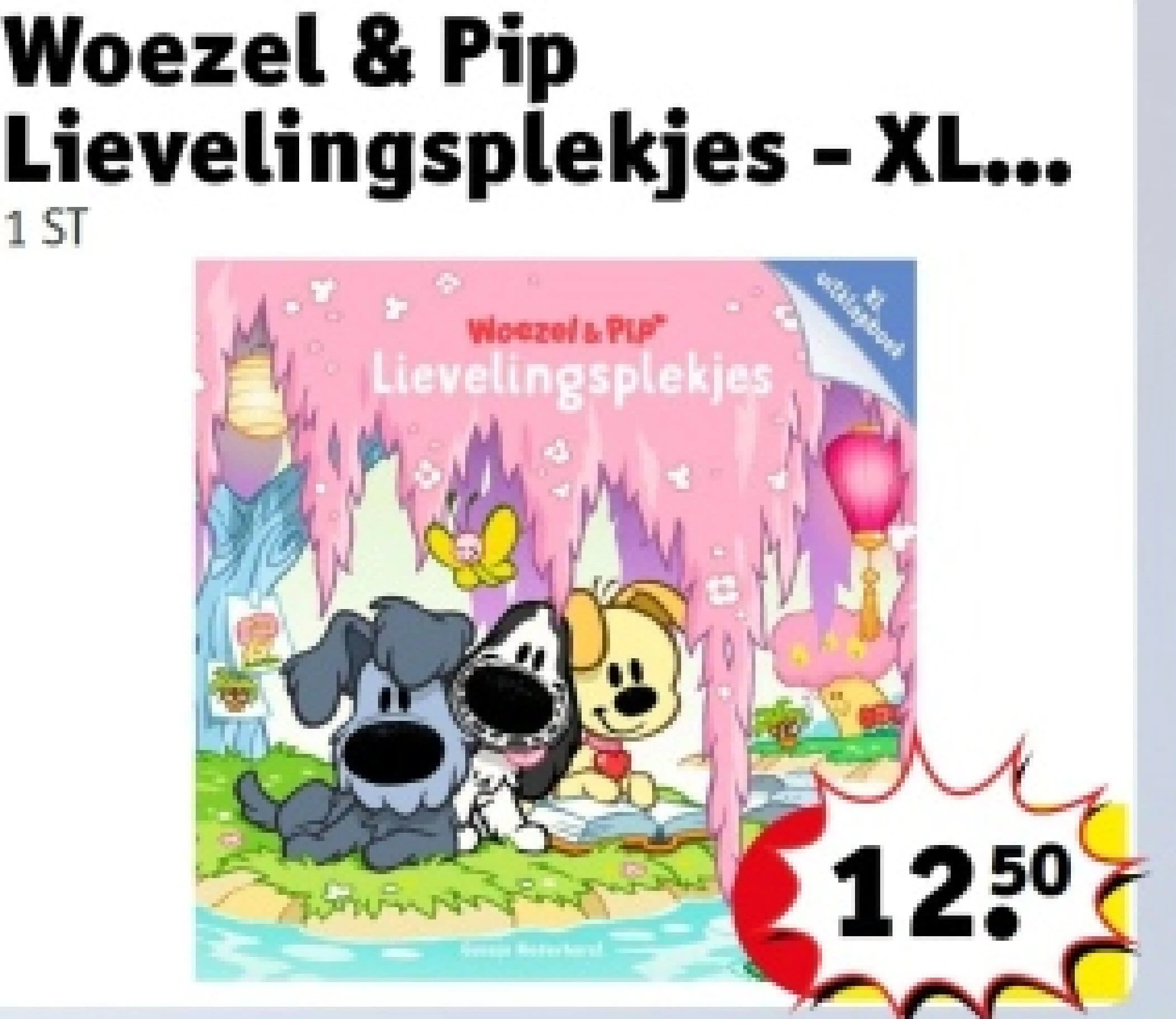 Woezel & Pip Lievelingsplekjes - XL Uitklapboek