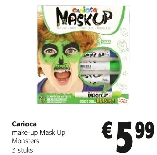 Carioca make-up Mask Up Monsters 3 stuks