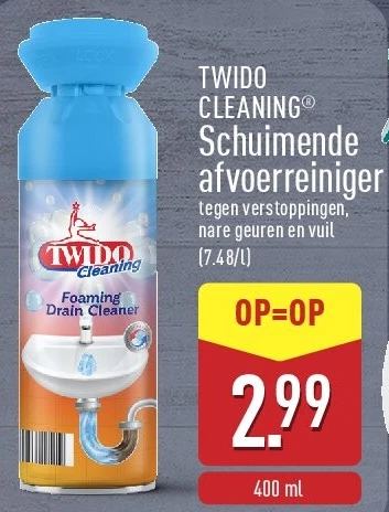 Schuimende afvoerreiniger