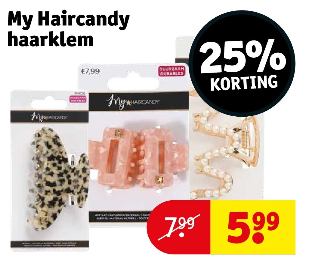 My Haircandy haarklem