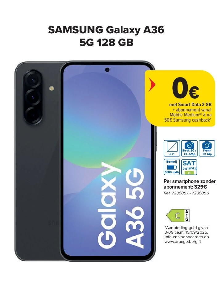 SAMSUNG Galaxy A36 5G 128 GB
