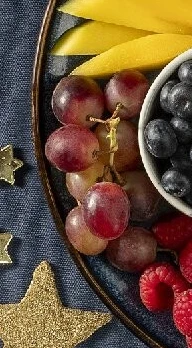 Pitloze blauwe druiven