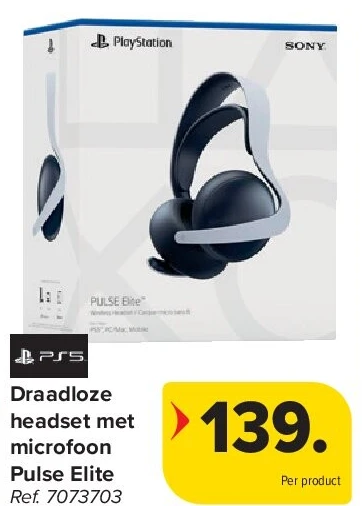 Draadloze headset met microfoon Pulse Elite