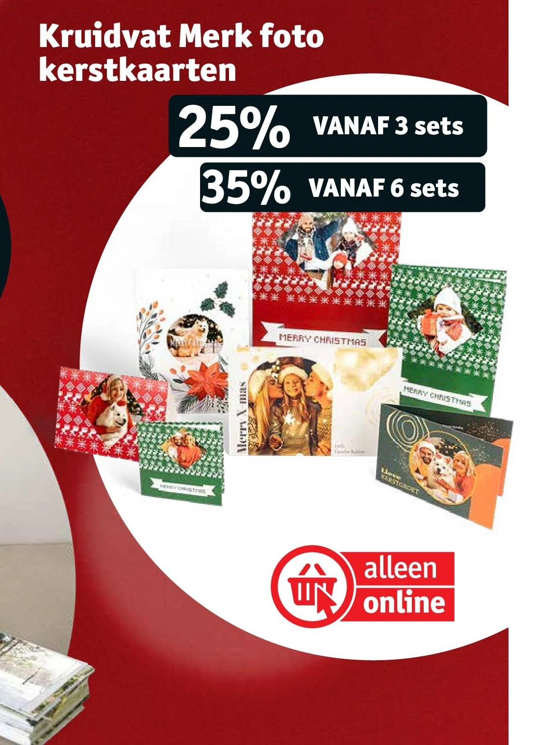 Kruidvat Merk foto kerstkaarten
