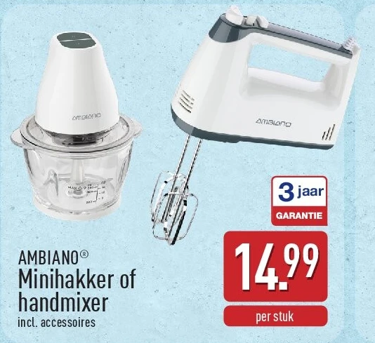 Minihakker of handmixer