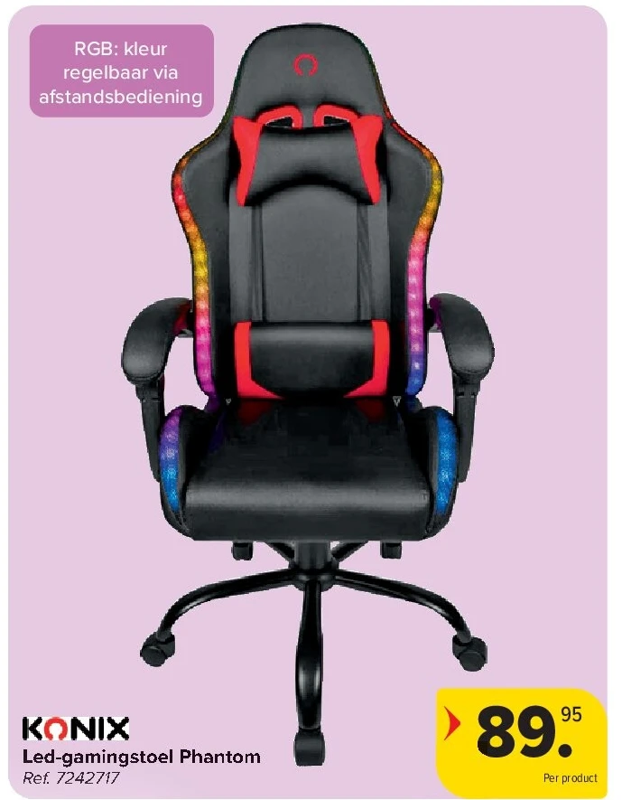 Led-gamingstoel Phantom