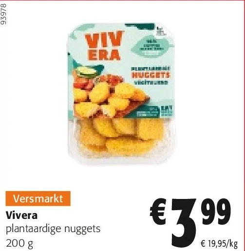 Vivera plantaardige nuggets 200 g