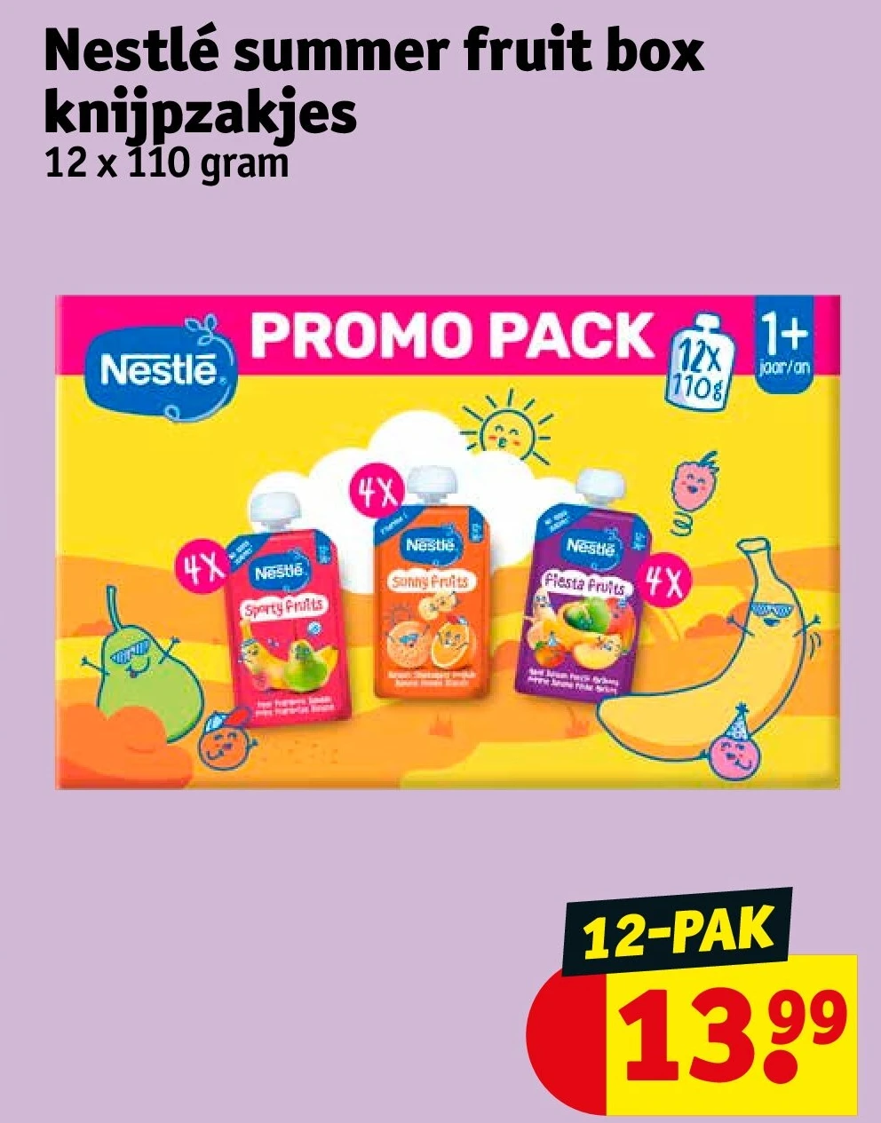 Nestlé summer fruit box knijpzakjes