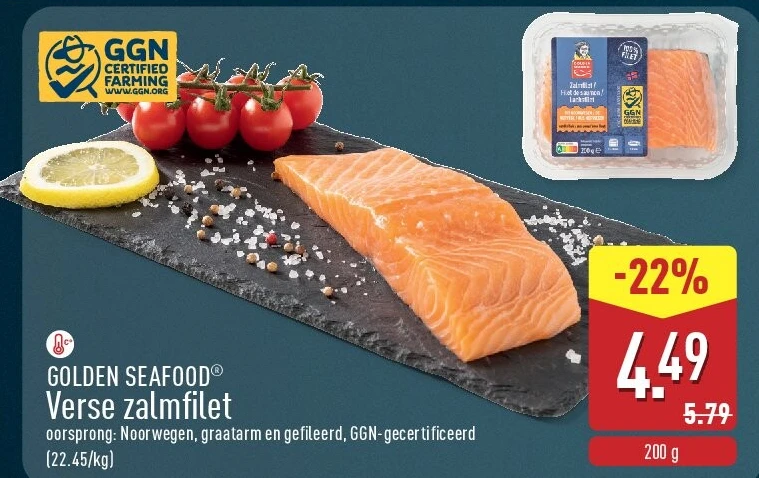 Verse zalmfilet