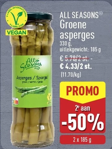 Groene asperges