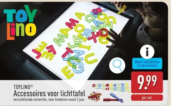 Accessoires voor lichttafel