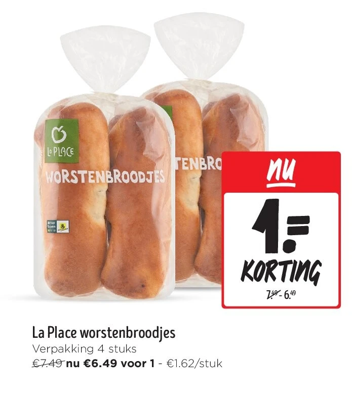 La Place worstenbroodjes