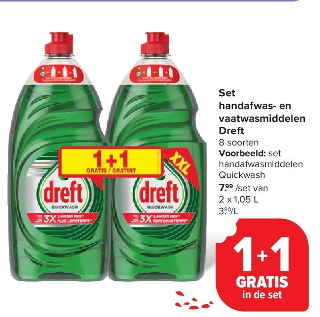 Set handafwas- en vaatwasmiddelen Dreft