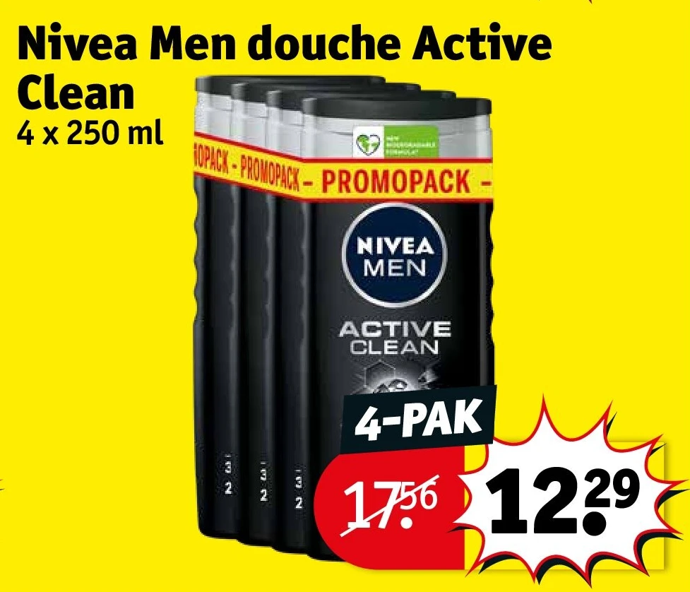 Nivea Men douche Active Clean