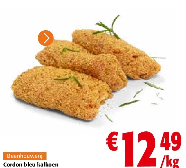 Cordon bleu kalkoen