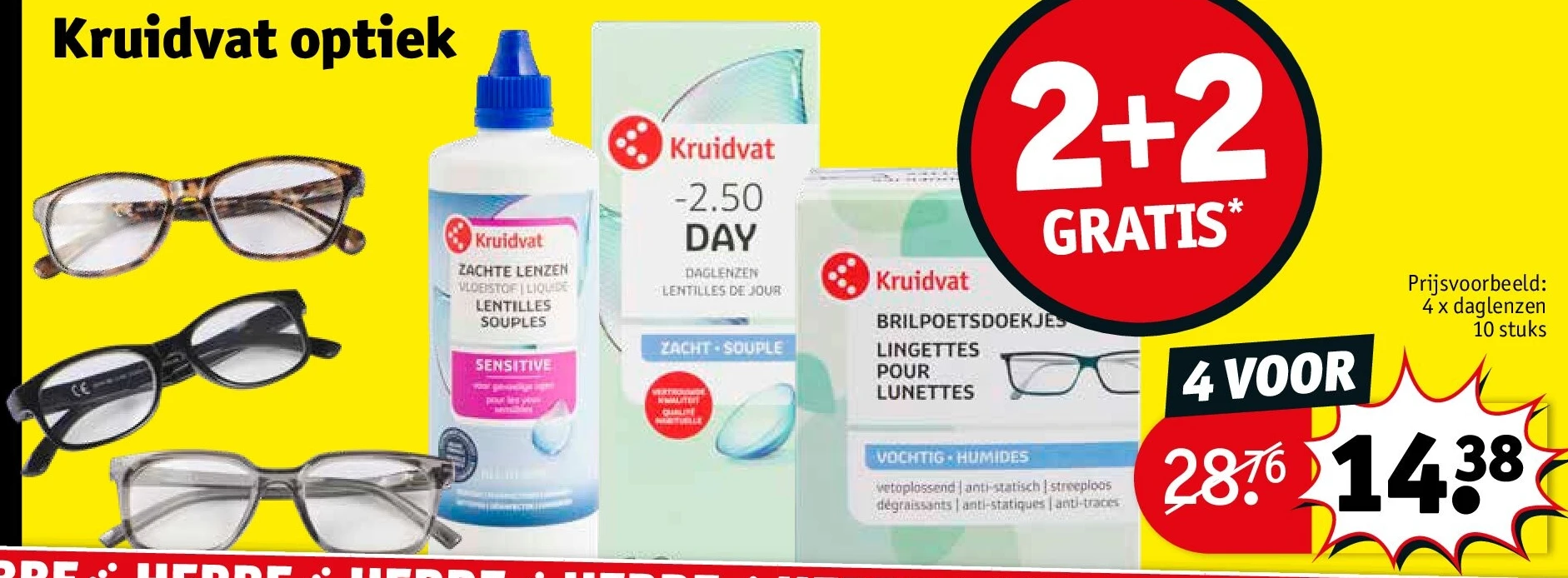 4 x daglenzen 10 stuks