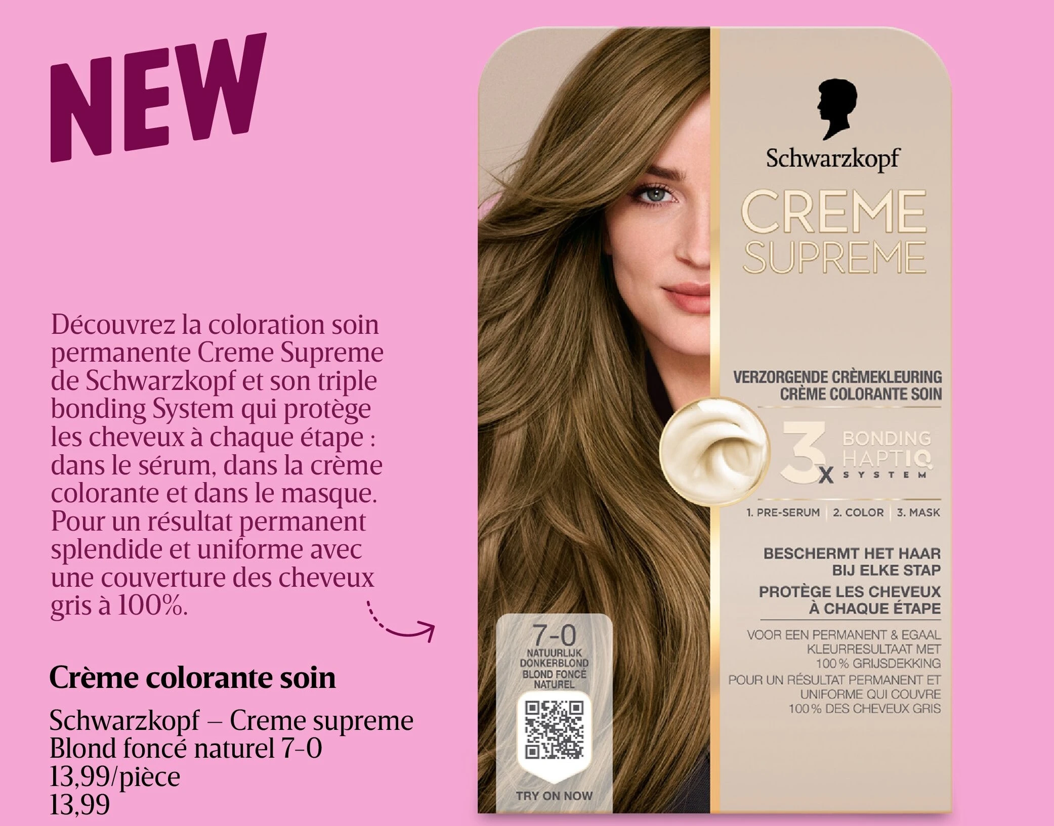 Crème colorante soin