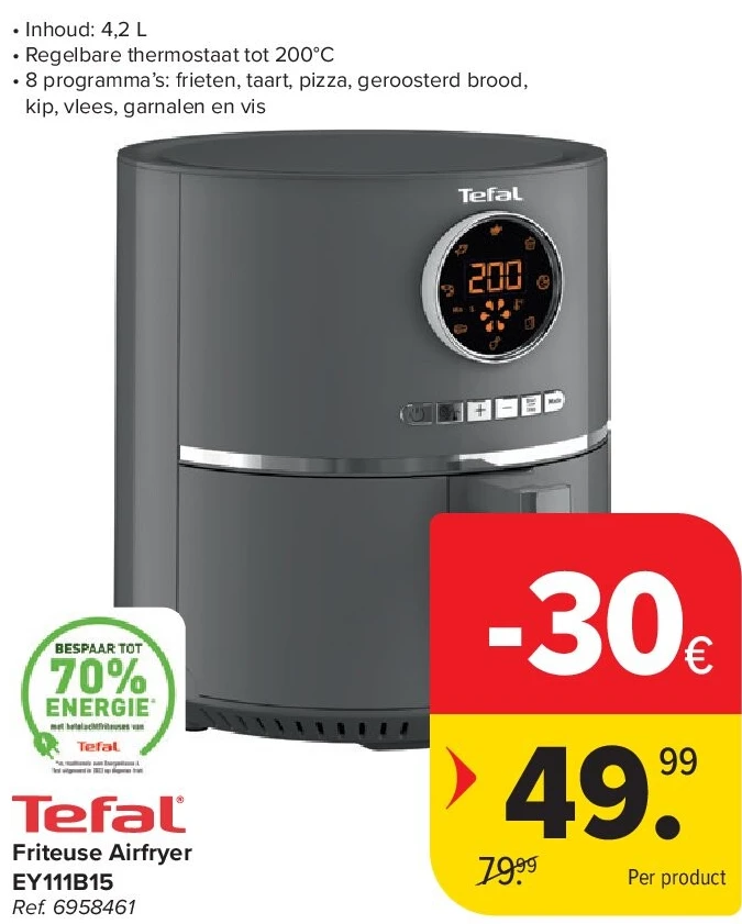 Friteuse Airfryer EY111B15