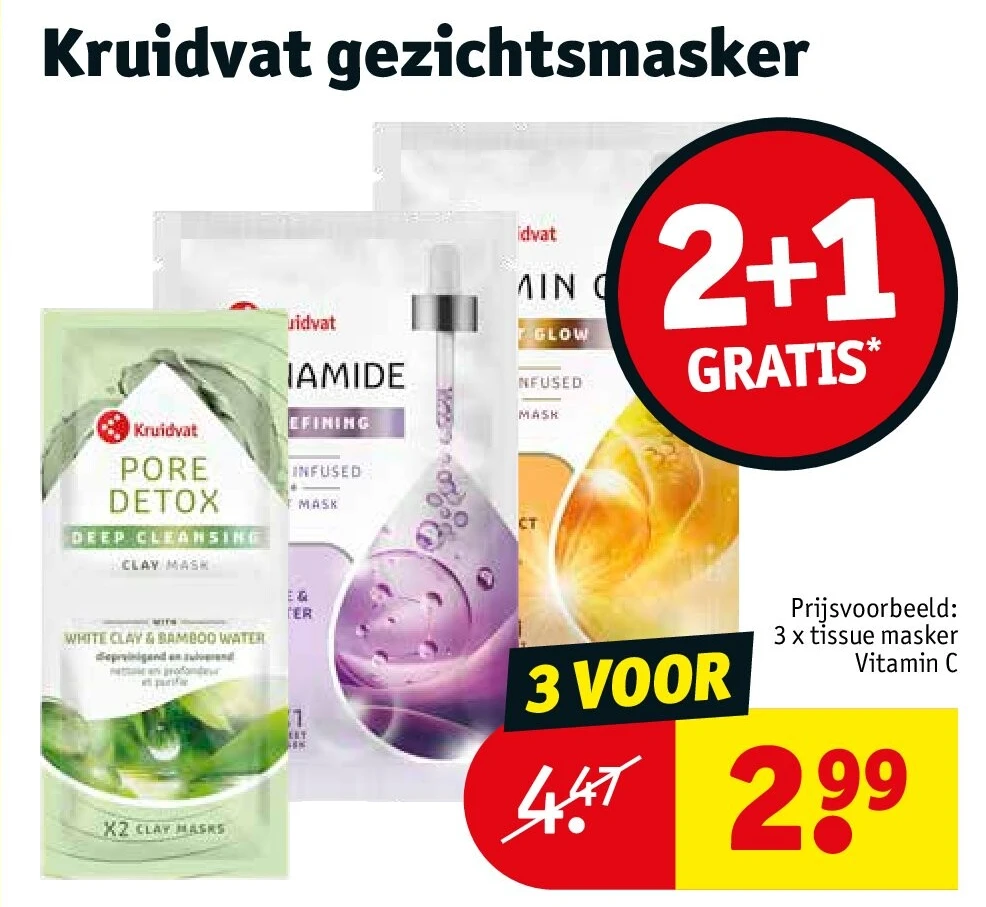Kruidvat gezichtsmasker