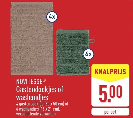 Gastendoekjes of washandjes