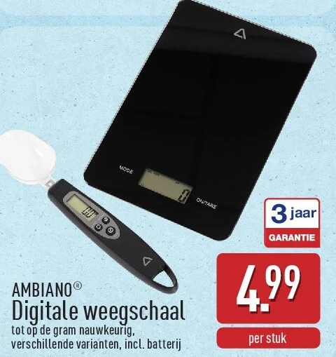 Digitale weegschaal