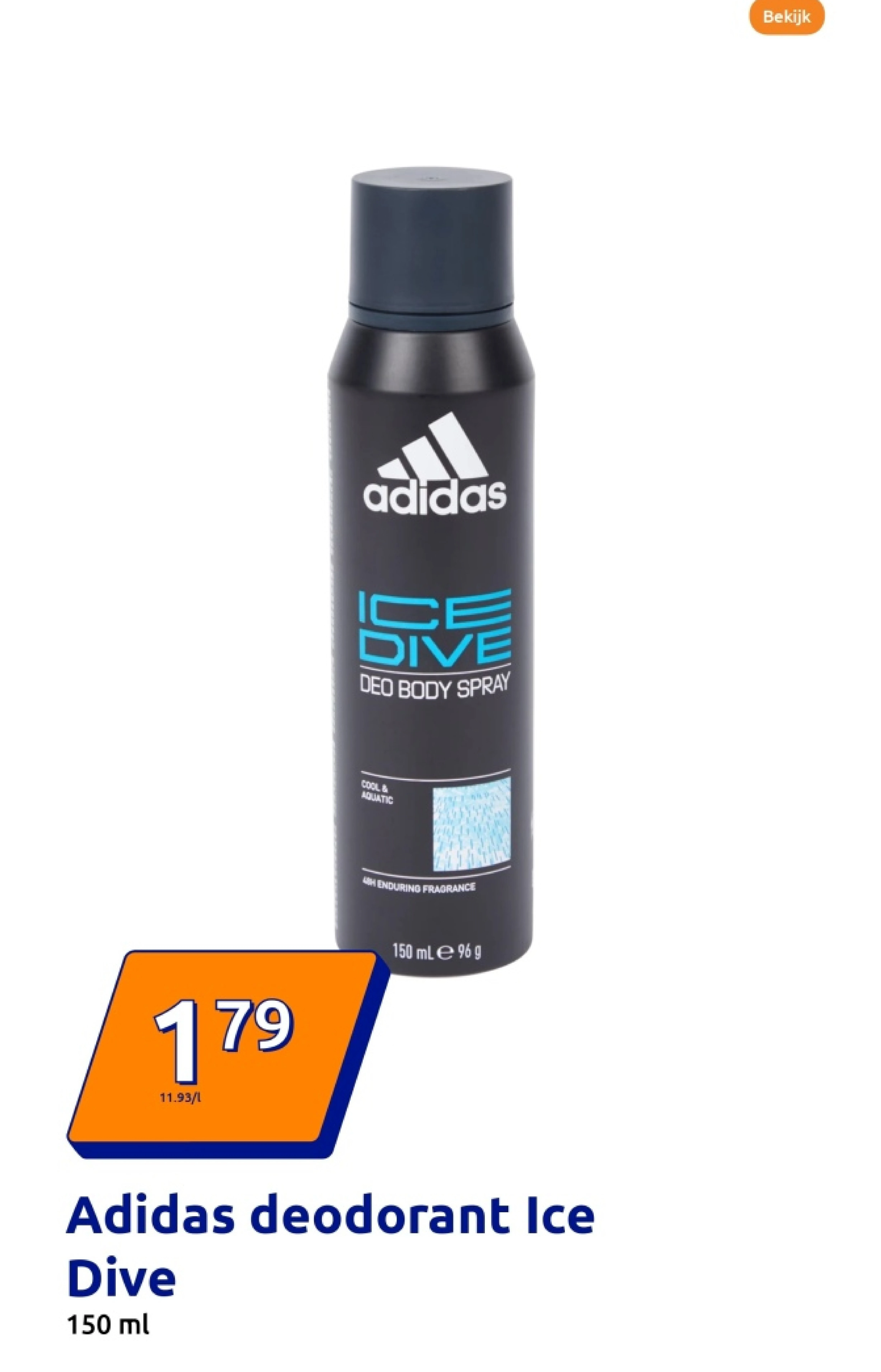 Adidas deodorant Ice Dive