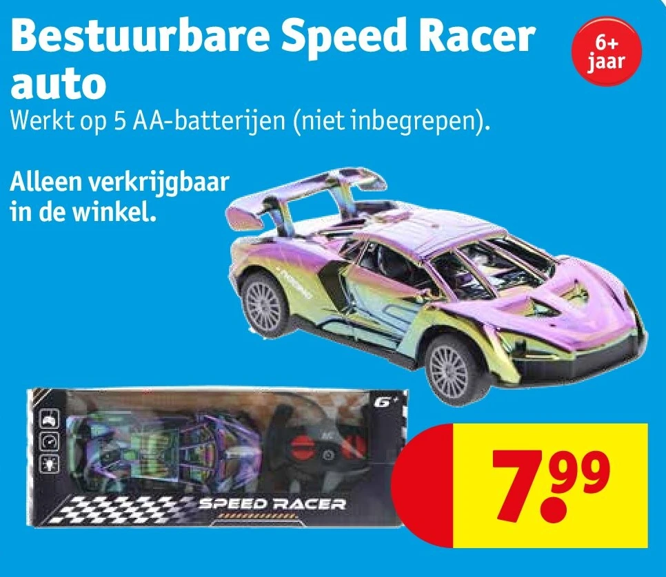 Bestuurbare Speed Racer auto