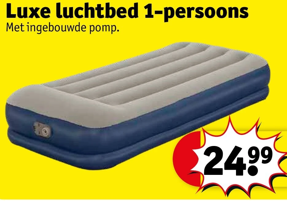 Luxe luchtbed 1-persoons