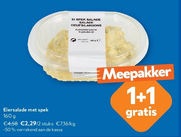 Eiersalade met spek 160 g
