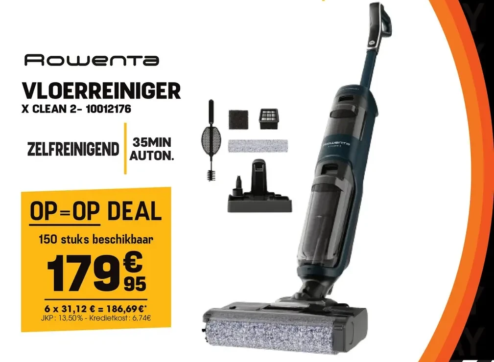 ROWENTA VLOERREINIGER X CLEAN 2