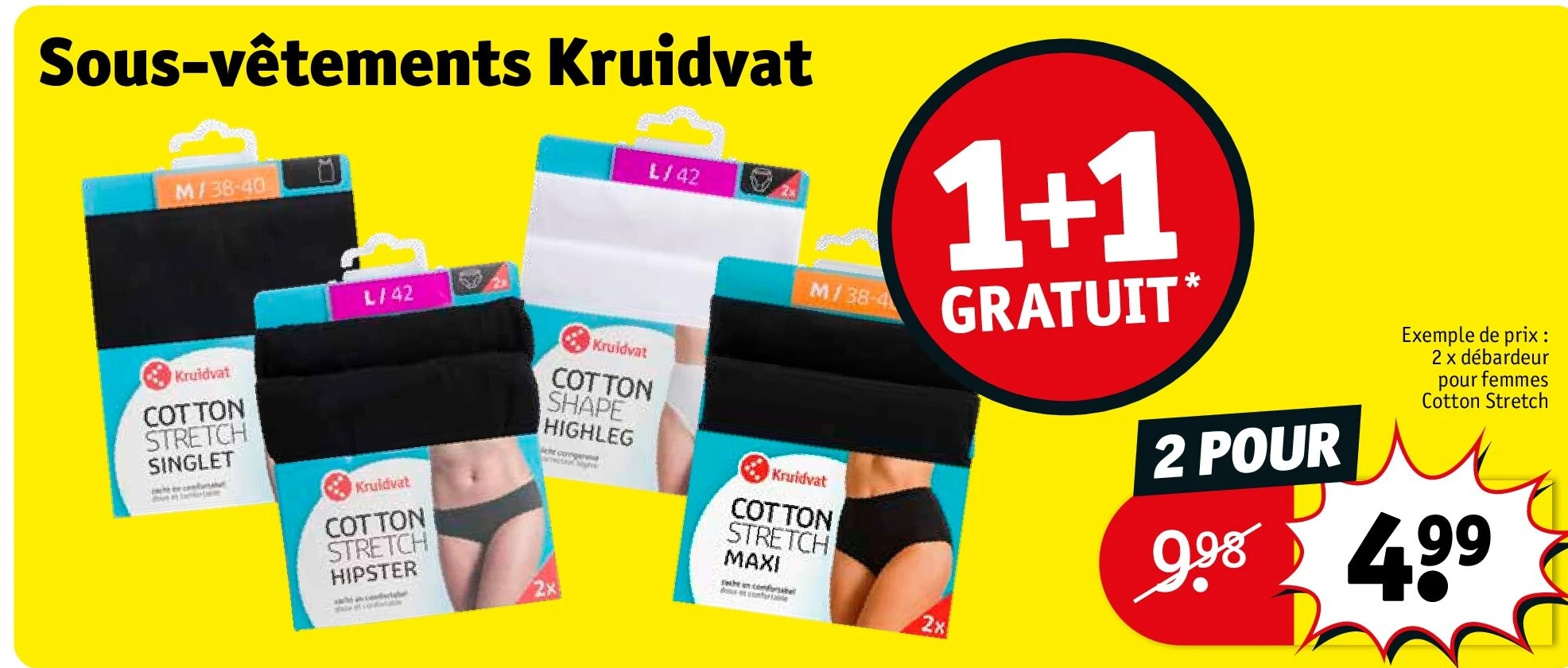 Sous-vêtements Kruidvat