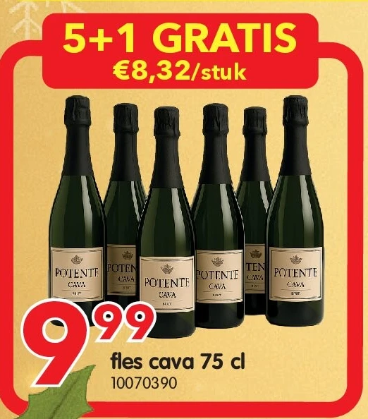 fles cava 75 cl