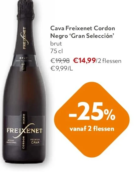 Cava Freixenet Cordon Negro ‘Gran Selección’ brut 75 cl
