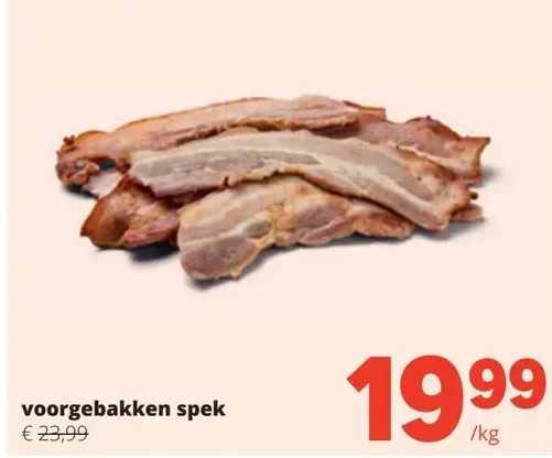 voorgebakken spek