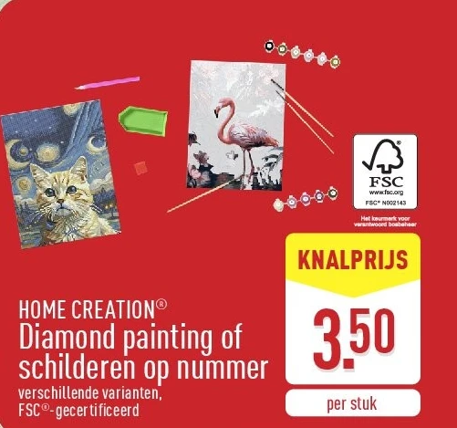 Diamond painting of schilderen op nummer