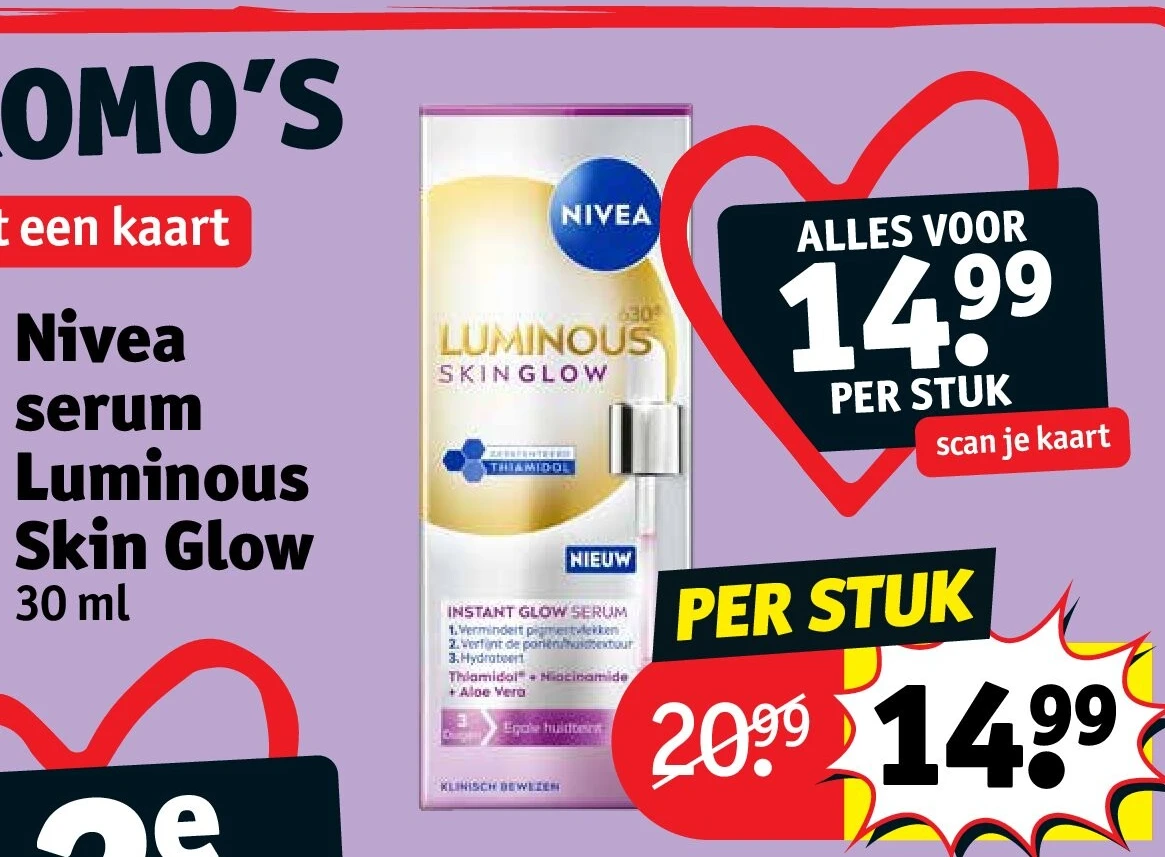 Nivea serum Luminous Skin Glow