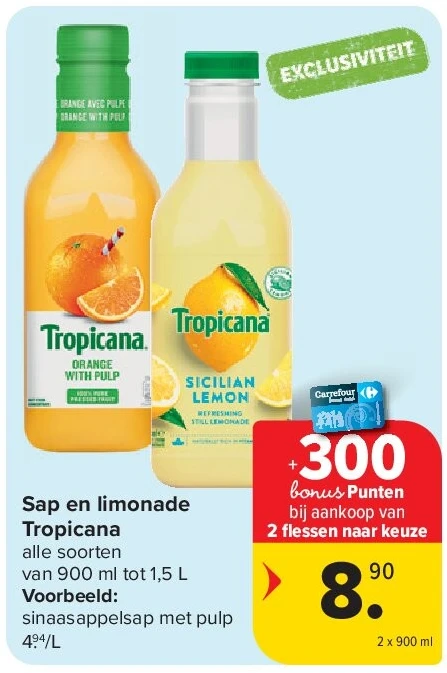 Sap en limonade Tropicana