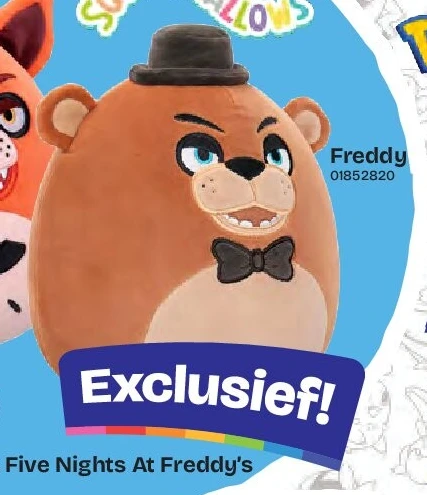 Squishmallows Five Nights At Freddy’s 20cm groot! Freddy