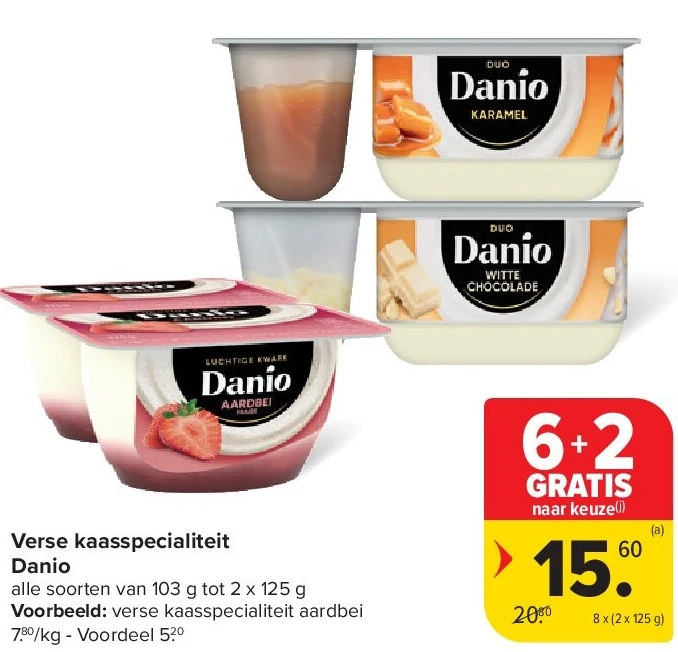 Verse kaasspecialiteit Danio