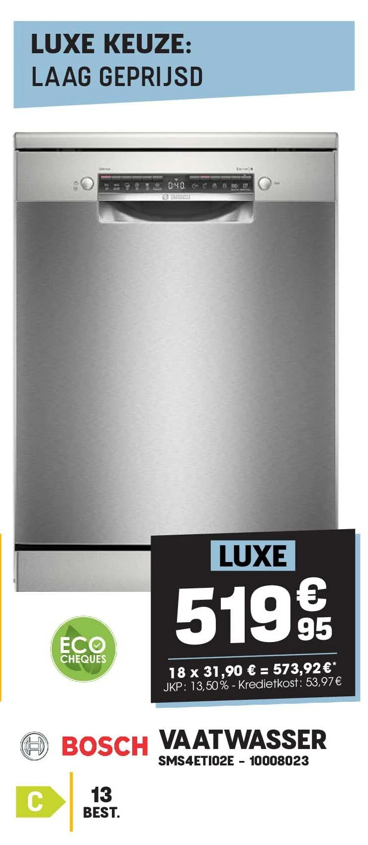 Bosch VAATWASSER SMS4ETI02E