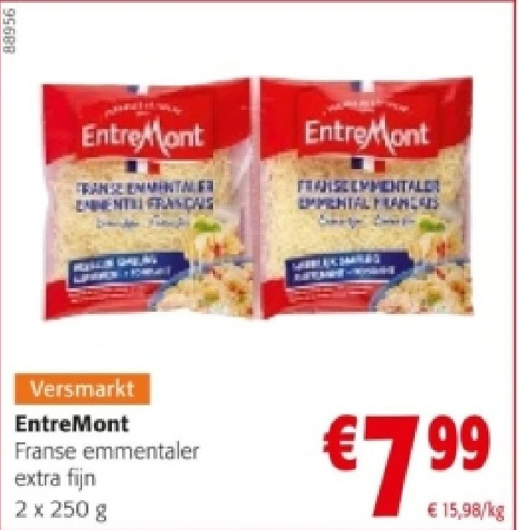 EntreMont Franse emmentaler extra fijn 2 x 250 g