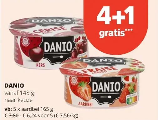 DANIO vanaf 148 g