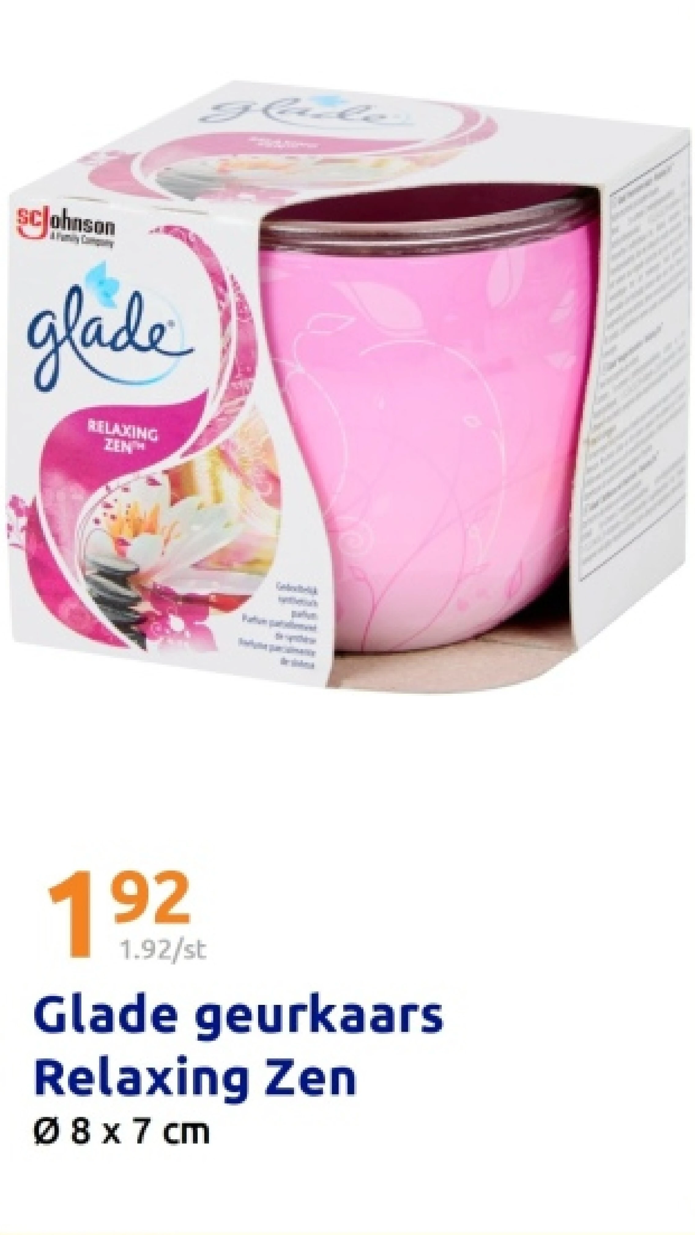 Glade geurkaars Relaxing Zen