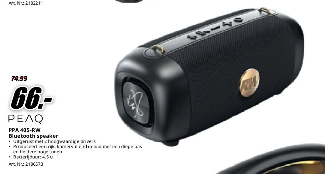 PPA 405-RW Bluetooth speaker