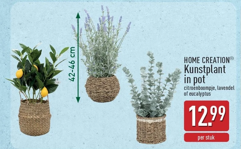 Kunstplant in pot