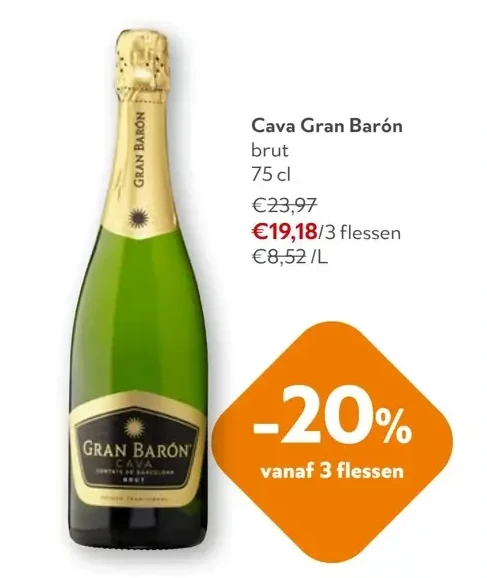 Cava Gran Barón brut 75 cl