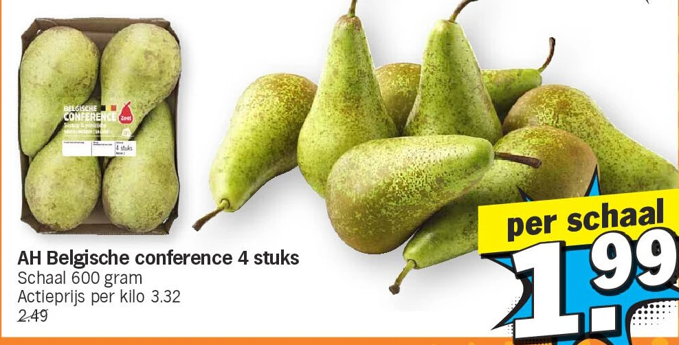 AH Belgische conference 4 stuks