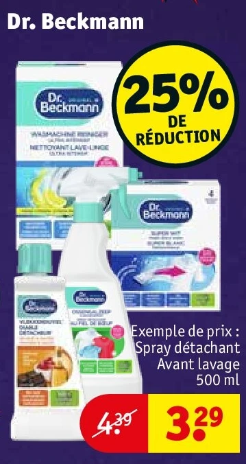 Dr. Beckmann Spray détachant Avant lavage 500 ml