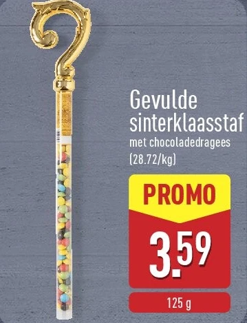 Gevulde sinterklaasstaf