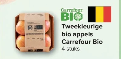 Tweekleurige bio appels Carrefour Bio